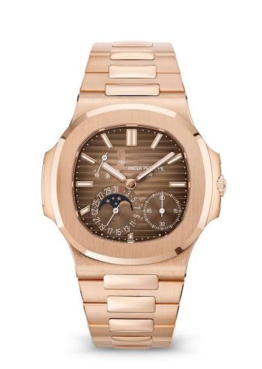 Patek Philippe Nautilus 5712/1R in rose gold with brown dial