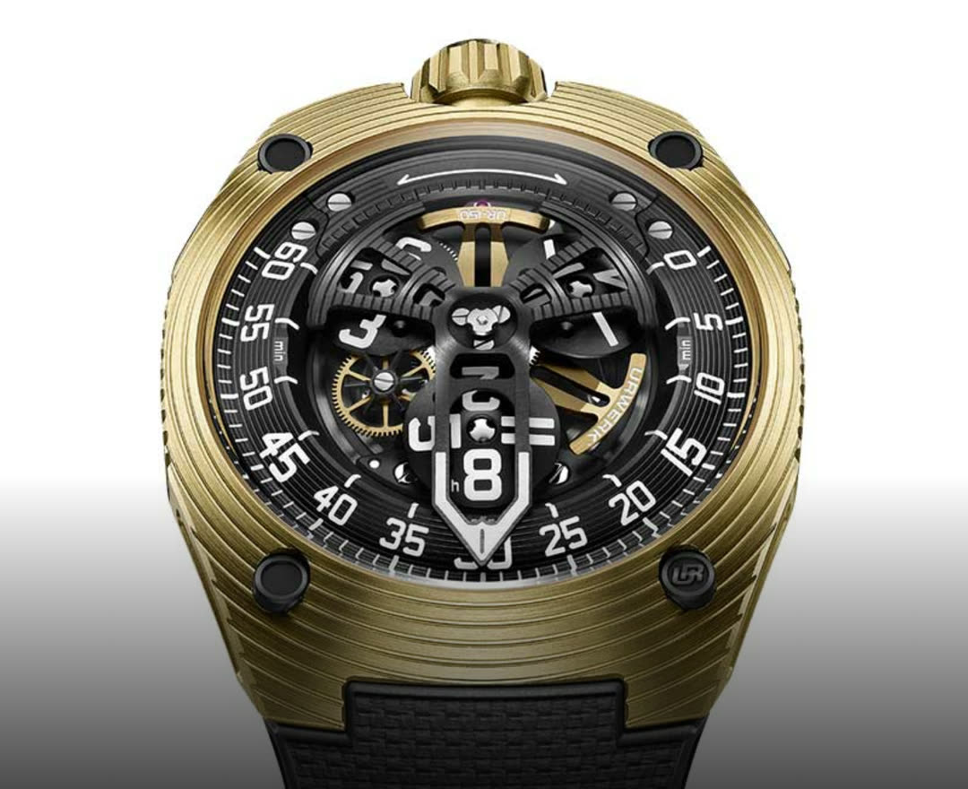 Urwerk UR-150 Golden Scorpion in 2N yellow gold