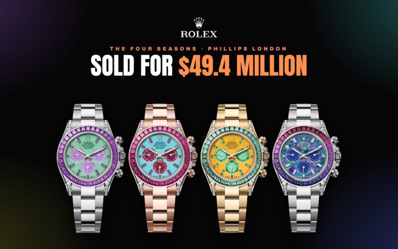 Rolex “Four Seasons” Daytonas Sell for $49.4 Million at Phillips London