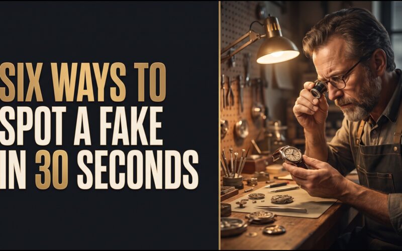 Six ways to spot a fake in 30 seconds
