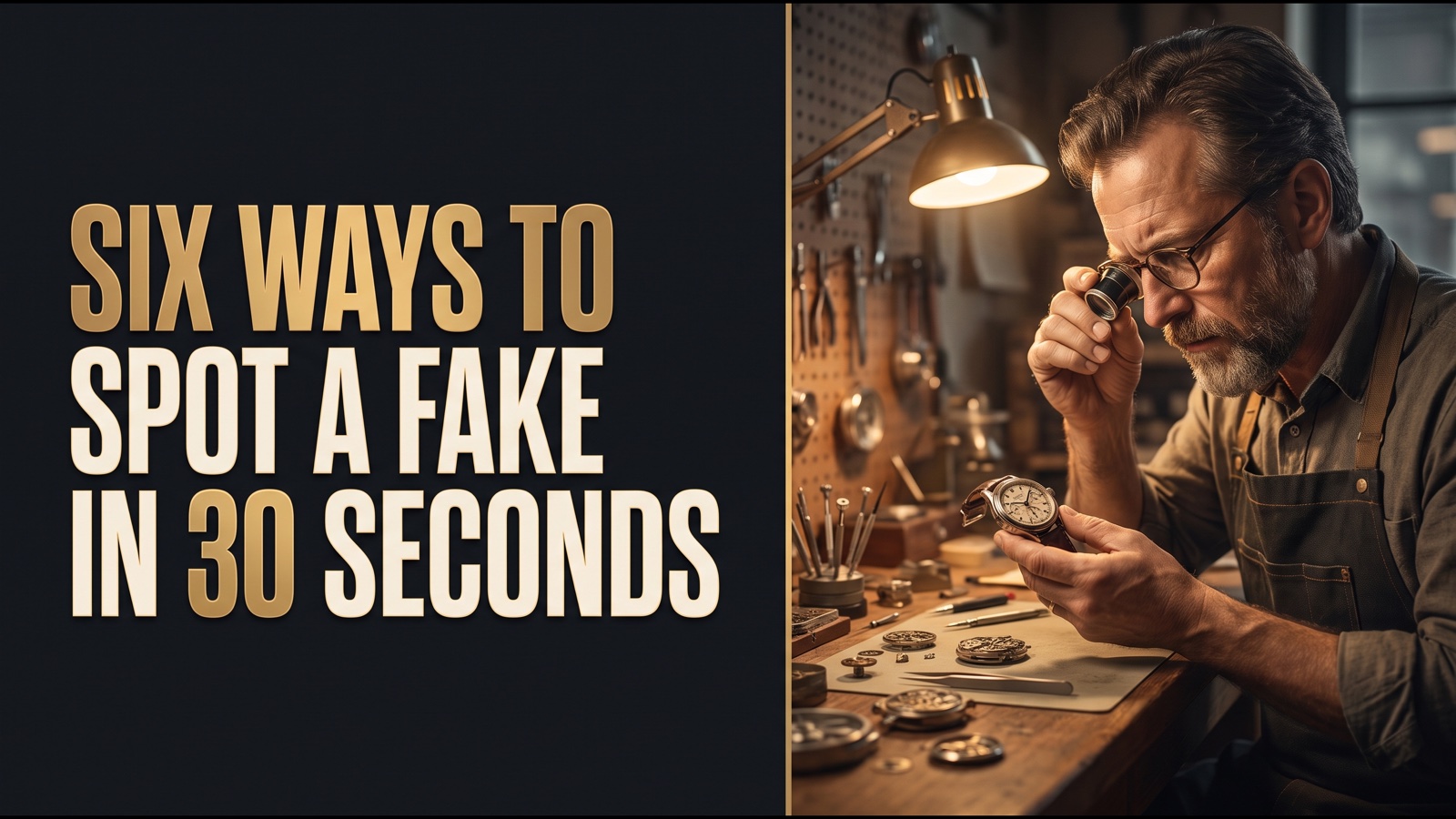 Six ways to spot a fake in 30 seconds