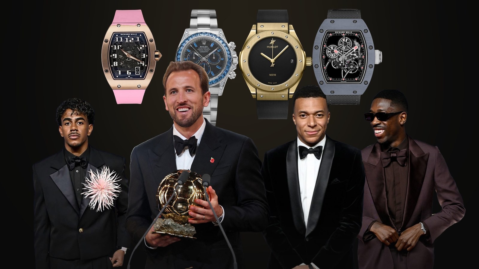 Every Watch Spotted at the Ballon d’Or 2026: Harry Kane, Yamal, Mbappé, Burna Boy and More